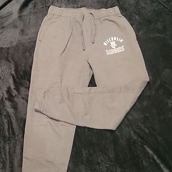 Box Seat Pants - BOXSEAT unisex Wisconsin Badger Grey Sweatpants (Size M)